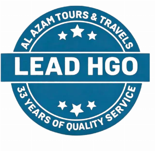 Lead HGO — Al Azam Tours & Travels, 33 Years of Quality Service